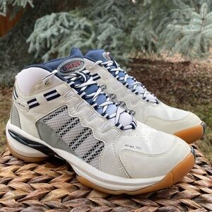 HEAD Tennis / Paddleball Sports Sneakers White & Blue ad.apt #701 Mid-top Size 9